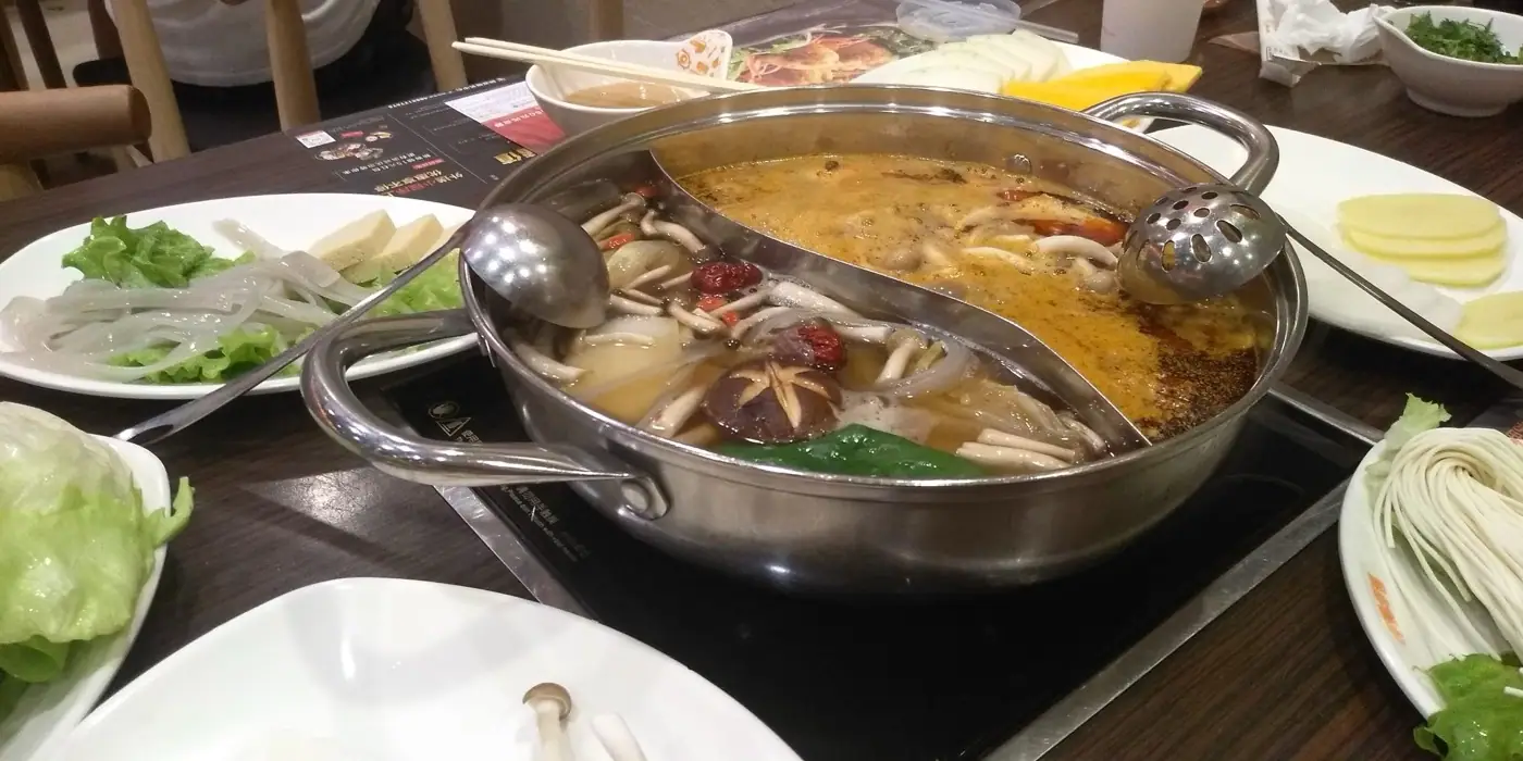 Chinese hotpot with vegetables and mushrooms – diet is part of the therapy